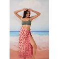 thumbnail image 6 of The Art Box Bathing Suit Cover Ups Skirts Beach Sarong Coverups Wrap Sarong Coverups Wrap Skirt Pareo Wrap Black, Red Floral Printed, 6 of 6