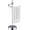 Polished Chrome, variant on Bath Hand Towel Holder Standing, Stainless Steel Stable Free-Standing Towel Bar for Bathroom Kitchen Countertop, Rustic Towel Ring Stand with Crystal Ball 15.7” H (Polished Chrome, 2 Pack)