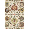 thumbnail image 5 of Woven Trends Cabana - 8111W - Traditional Bohemian Style, Vintage Persian Pattern, Pet & Family Friendly, Living Room, Dining Room, Office, Power Loomed, Low Pile Wool Area Rug in Ivory - 8' x  11', 5 of 6