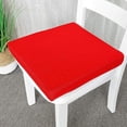 thumbnail image 1 of Nvzi Soft Foam Seat Cushion, Thicken Chair Pad, 20X20X2 Inches Chair Cushion with Removable Cover, for Relief and Comfort Red, 1 of 3