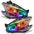 thumbnail image 6 of Oracle Lighting 2009-2013 Fit Nissan Maxima Non-Hid Pre-Assembled Led Halo Headlights (Chrome Housing) Mpn: 7177-333, 6 of 7
