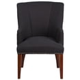 thumbnail image 4 of Flash Furniture HERCULES Sculpted Comfort Series Black Fabric Side Reception Chair, 4 of 4