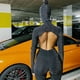 thumbnail image 2 of Pantalones deportivos de una pieza sin espalda y cuello alto de manga larga para mujer de otoño e invierno que brindan protección para la cabeza, 2 of 6