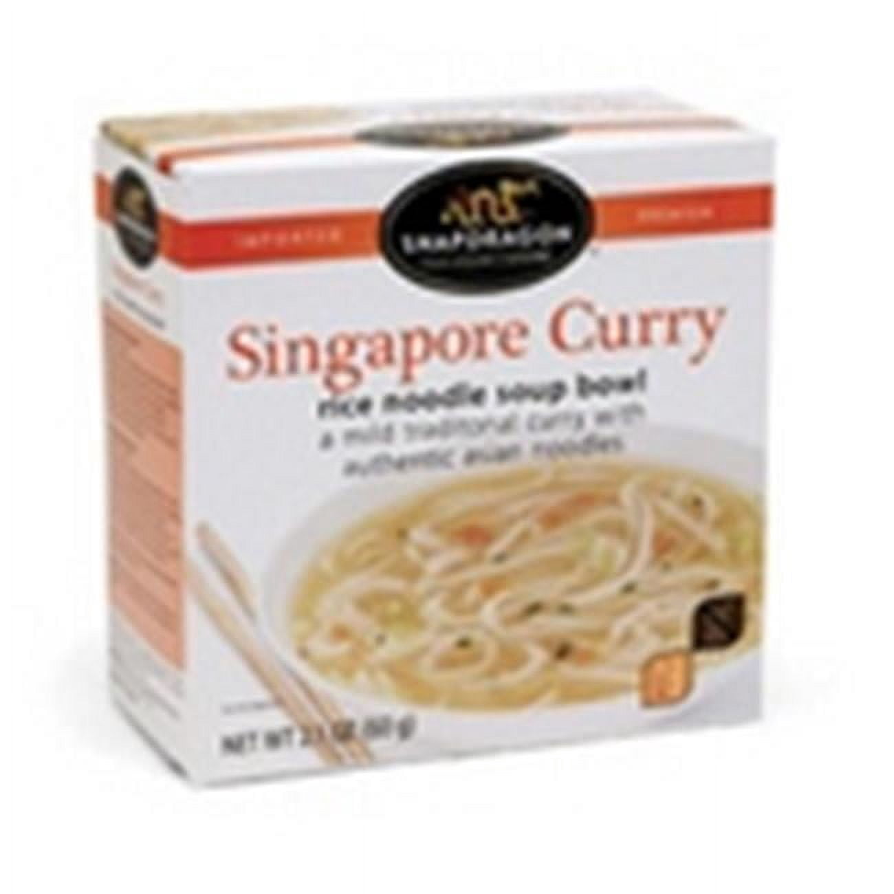 (Price/Case)Snapdragon Foods - Rice Ndl Bwl Singapr Cury - Case of 6 - 2.1 OZ
