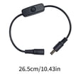AGVEE 3.3ft USB To DC 5V Power Cord (5.5x2.1mm) – Braided, Fast Charging For CCTV, Routers, LED Strips