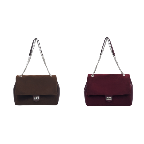 Bolso Bandolera Gamuza para Mujer Mano Axilas (café)
