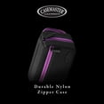 thumbnail image 5 of Casemaster Plazma Pro Dart Case Black with Amethyst Zipper and Phone Pocket, 5 of 10