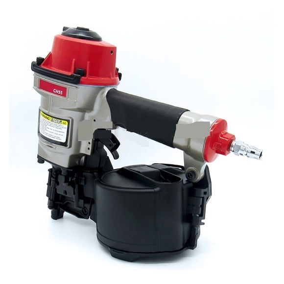 Pneumatic Coil Nailer CN55 CN70 CN80 Industrial Roofing Pneumatic Roll Nail Gun Siding Coil Nailer Gun Air Nail Gun 25-80mm ,More Helpful and Safe