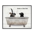 thumbnail image 1 of Stupell Industries Bain pour Chien Citation "Scrub a Dub", 1 of 4
