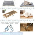 thumbnail image 3 of 39PCS Kitten Starter Kit, Ideal for Cats Under 6 Months,  Supplies, Featuring 23-Piece Toy Set, Bed, Carrier, Single-use Litter Box, Bowls & More, Perfect for New  Owners - Blue, 3 of 7