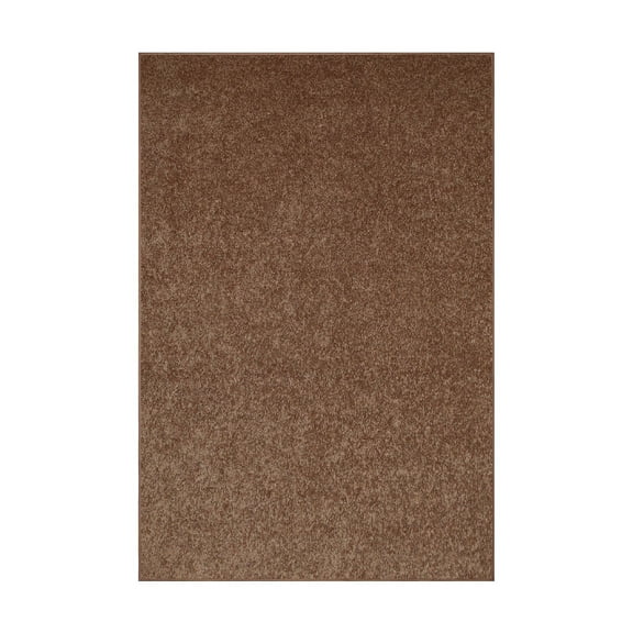 Furnish My Place DC Custom Rug - 4 ft. x 6 ft., Brown, Indoor Rug for Bedrooms, Hallways, Living Rooms