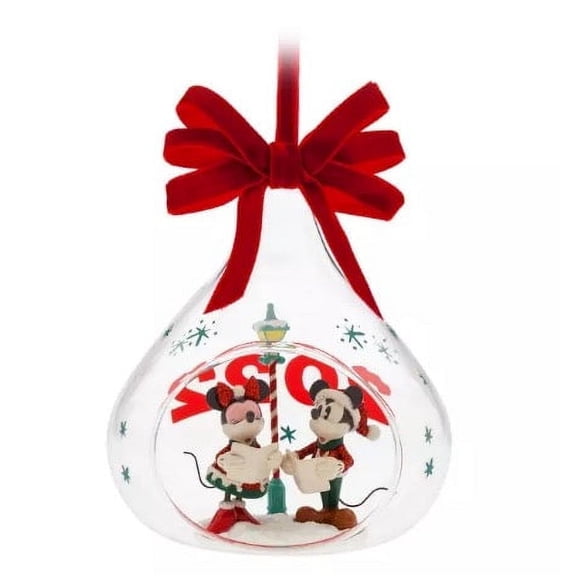 Disney Globe Ornament - 2022 Mickey and Minnie