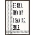 thumbnail image 2 of Teacher Created Resources Be Kind. Find Joy. Dream Big. Smile. Positive Poster (TCR7995), 2 of 2