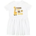 thumbnail image 3 of Inktastic I'm Going to Be a Big Sister Giraffe Girls Toddler Dress, 3 of 5