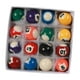 thumbnail image 5 of Mini billar de 16 piezas, juego de bolas de mesa, juego de bolas de billar pequeñas, juego portátil para niños para salas de juegos, deportes, 5 of 9