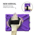 thumbnail image 7 of XYX Case for 10.5 inch Microsoft Surface Go 3 2021/Surface Go 2 2020 with 360 Degree Rotating, Hand Strap, Shoulder Strap, Purple, 7 of 7