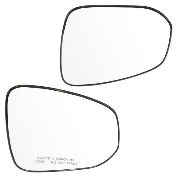 CCIYU A Pair of Mirror Glasses Chrome Towing Mirror Glasses Fits for 2013 2014 2015 2016 2017 2018 For Toyota RAV4