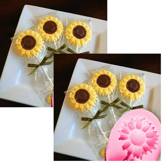 Alphabet Cookie Cutters Sunflower Molds Silicone Mold Decoration Tool For Kids Adult Fondant Candy