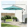 thumbnail image 3 of Patio Umbrella Cantilever with Cover, 118 Inch 360° Rotation Outdoor Market Umbrella, UPF 30+ Sun Protection, Crank & Tilt, Steel Pole, 3 of 9