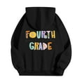 thumbnail image 2 of Back To School Teacher Hoodies for Women 2025 Fall Winter Long Sleeve Hooded Sweatshirt with Pockets Pullover Tops, 2 of 6