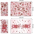 thumbnail image 2 of Valentines Day Dessert Kitchen Dish Towels Set of 2, Red Pink Love Heart Cupcake Donut Drying Hand Towel Baking Cooking Cloth, Anniversary Wedding Bathroom Home Decoration 18'''' x 26'''', 2 of 6