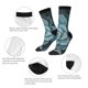 thumbnail image 4 of Fotbe Blue Color Cactus Calcetas Largas con Estampado para Hombre y Mujer – Calcetas de Compresión Transpirables y Elásticas, Viajar y Uso Diario Talla 5-11, 4 of 6