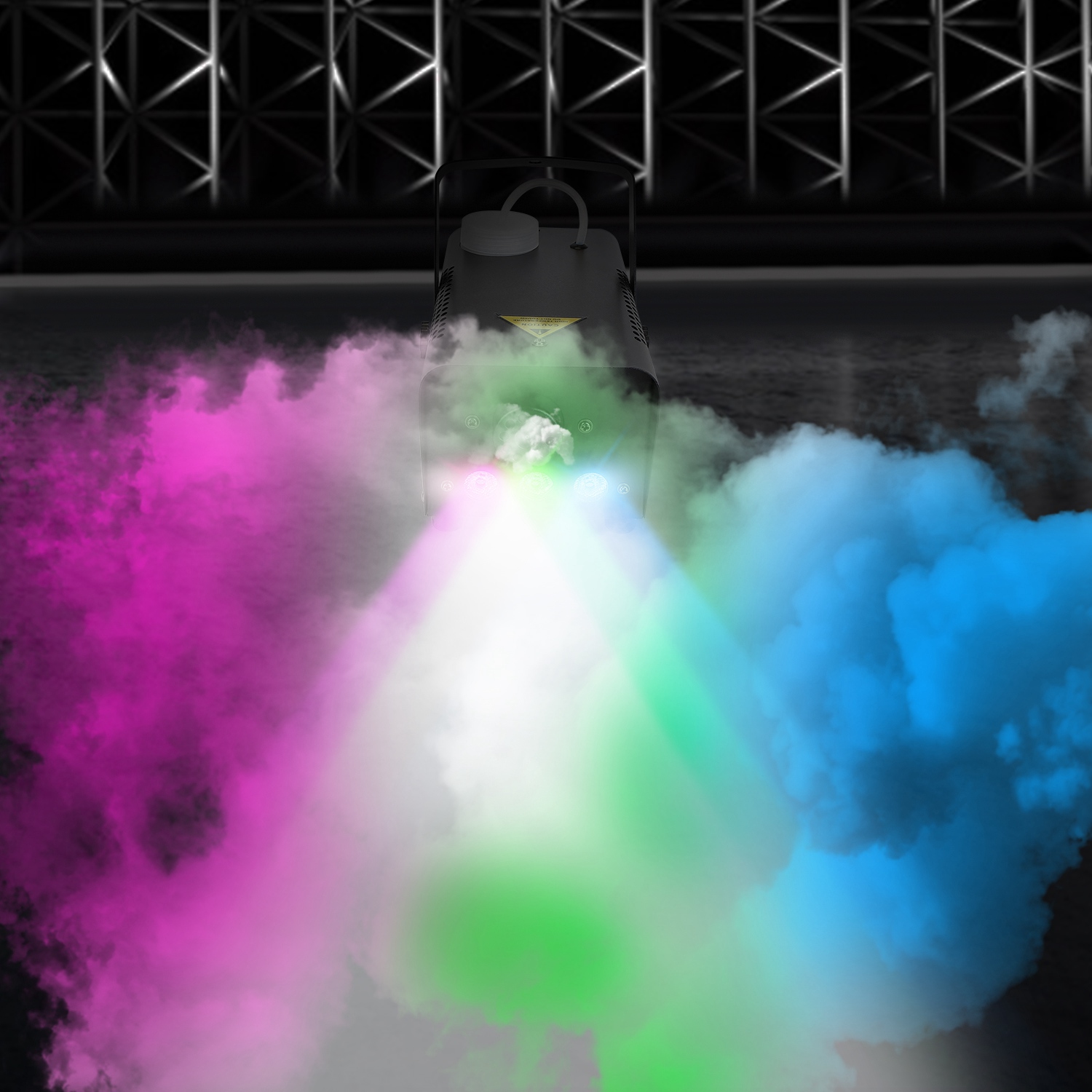 400W RGB LED Fog Machine with Remote Control – Rapid Heating Smoke Machine for Parties, Halloween, Weddings & Stage Effects