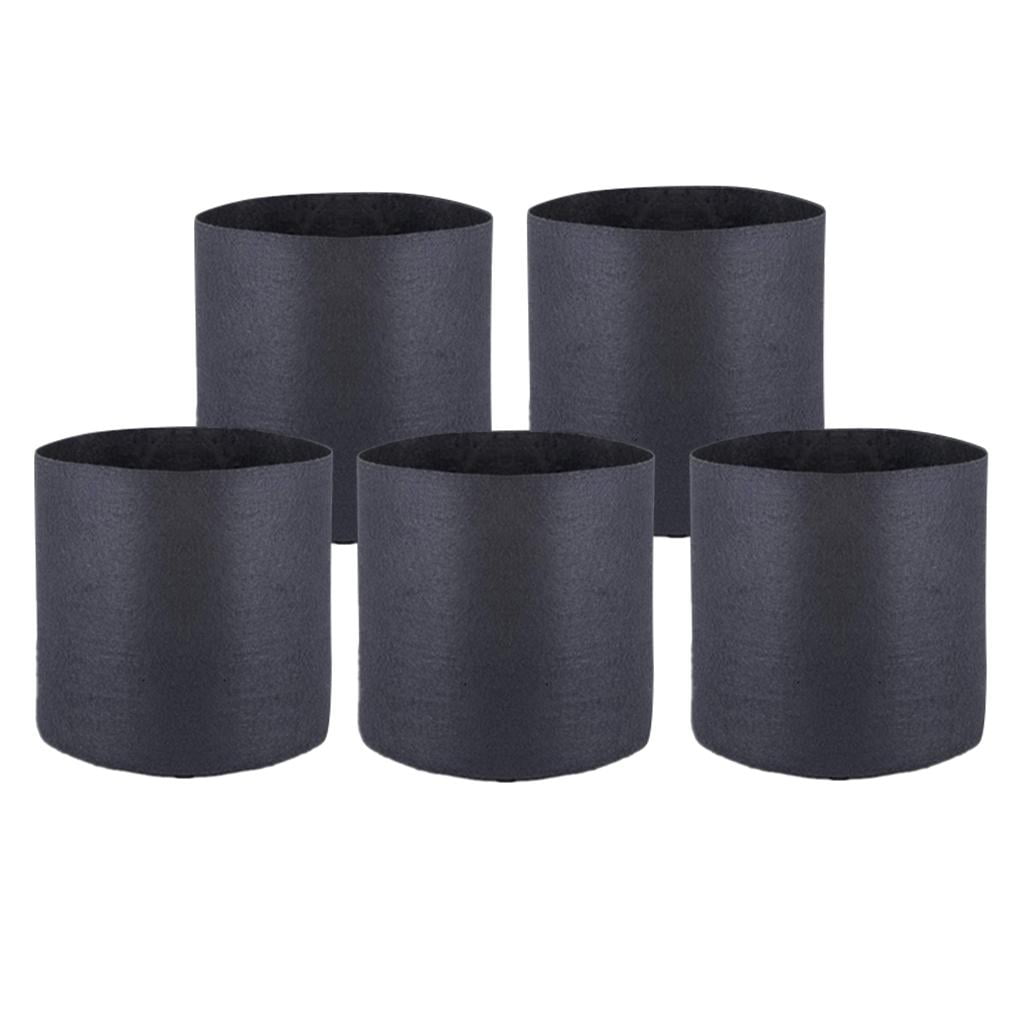 5 /2/3/5/ Gallon Aerated Fabric Grow Pots Growing Bags with Handles 1