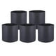 thumbnail image 1 of 5 macetas de tela negras para cultivo, transpirables, con asas 1 galón, 1 of 9