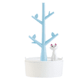 thumbnail image 1 of Jewerly Tree Stand Ring Hanging Holder Dish Earring Tray Jewelry Display Storage Organizer Rack Decoration for Women (Blue), 1 of 5