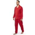 thumbnail image 4 of Fruit of the Loom Men's Flannel Top and Bottom Pajama Set, Sizes S-5XL, 4 of 10
