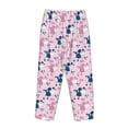 thumbnail image 5 of Xecao Cartoon Poodle Dog Women's Straight Lounge Pajama Pants: The Epitome of Relaxed Sleepwear, 5 of 9