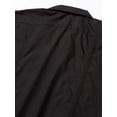 thumbnail image 4 of Ward St Men's Short Sleeve Cuban Guayabera, Black, XXX-Large, 4 of 4