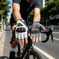 thumbnail image 6 of MMJ Cycling Gloves Half Finger Breathable Non Slip Palm for Men Women Bike Motorcycle, 6 of 6