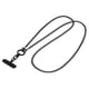 thumbnail image 1 of Inteprter Elegante cordón para teléfono, seguro y con cordón dorado, accesorio de manos libres para días ajetreados y mujeres, cordón dorado Teléfono y Comunicación Negro, 1 of 6