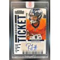 thumbnail image 1 of RJ Harvey #9 Contenders Rookie Ticket RPS Variation Auto Panini Select Football Card Denver Broncos NFL Autographed Football Trading Card, 1 of 6