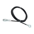 thumbnail image 1 of bedienty Home Gym Cable 5mm Multipurpose Attachment Cable Fitness Extension Accessory 1.8m Black 3.5m, 1 of 6