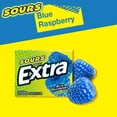 thumbnail image 6 of EXTRA SOURS Blue Raspberry Sugar Free Chewing Gum, Sour Candy Bulk Gum Packs, 15 Stick Pack, 10 Count, 6 of 8