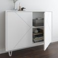 thumbnail image 4 of Nexera Slim 2-Door Storage Cabinet, 4 of 7