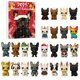 thumbnail image 1 of Oioii 2025 Christmas Countdown Calendar - 24 Days of Surprise Gifts Inside,Including Adorable 2D Baby Dolls Stunning Christmas Pendants,Perfect Holiday Prep Decor Gift, 1 of 4