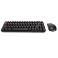 thumbnail image 4 of Combo de teclado y mouse para máquina de escribir, 68 teclas, transmisión estable de 2,4 GHz, teclado de máquina de escribir retro con batería para Windows, color negro, 4 of 5