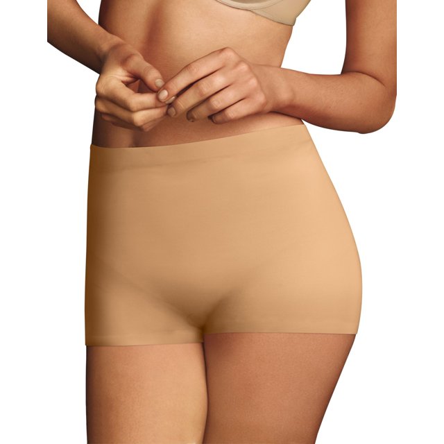 Maidenform Shorty Lissant pour Femmes, L, Nude3/Beige