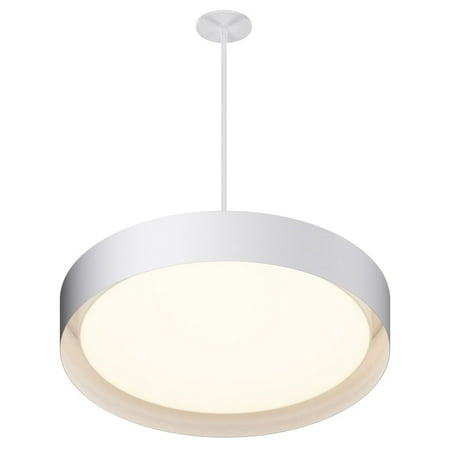 

ET2 Lighting E51015-WT Echo - 40W 1 LED Pendant-5 Inches Tall and 24 Inches Wide White