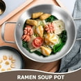 thumbnail image 4 of TABLZONE 3pcs Instant Noodle Cooker Stainless Steel Round Cooking Everyday Use, 4 of 5