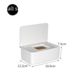 thumbnail image 3 of Caja de almacenamiento para extractor de papel doméstico Caja de pañuelos de gran capacidad Caja de pañuelos húmedos Caja de extracción de pañuelos húmedos con tapa para guantes sellados para sala de, 3 of 5