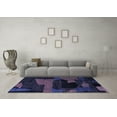 thumbnail image 3 of Ahgly Company Indoor Rectangle Oriental Blue Modern Area Rugs, 8' x 12', 3 of 4