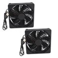 thumbnail image 3 of M Buder 2pcs Ventilador de Caja de Computadora Ultra Silencioso 5V USB (12 cm / 4.7 inches) Enfriador para Router y PC Componentes de Alta Calidad Disipación de Calor Rápida, 3 of 9