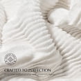 thumbnail image 4 of EVERGRACE Ultra Soft Faux Fur Throw Blanket for Couch, Luxury Sculpted Texture Faux Rabbit Fur Blanket for Bed, Fluffy Thick Plush Warm Fuzzy Throw, 920GSM (Bright White, 50''x60''), 4 of 8