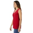 thumbnail image 3 of Woman Within Plus Size Perfect Sleeveless Shirred V-Neck Tunic, 3 of 6