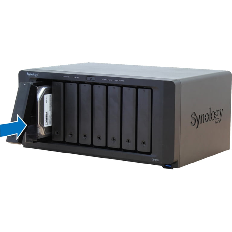 Synology DS1817+ (8GB) 8 - bay NAS Disk Station (Diskless
